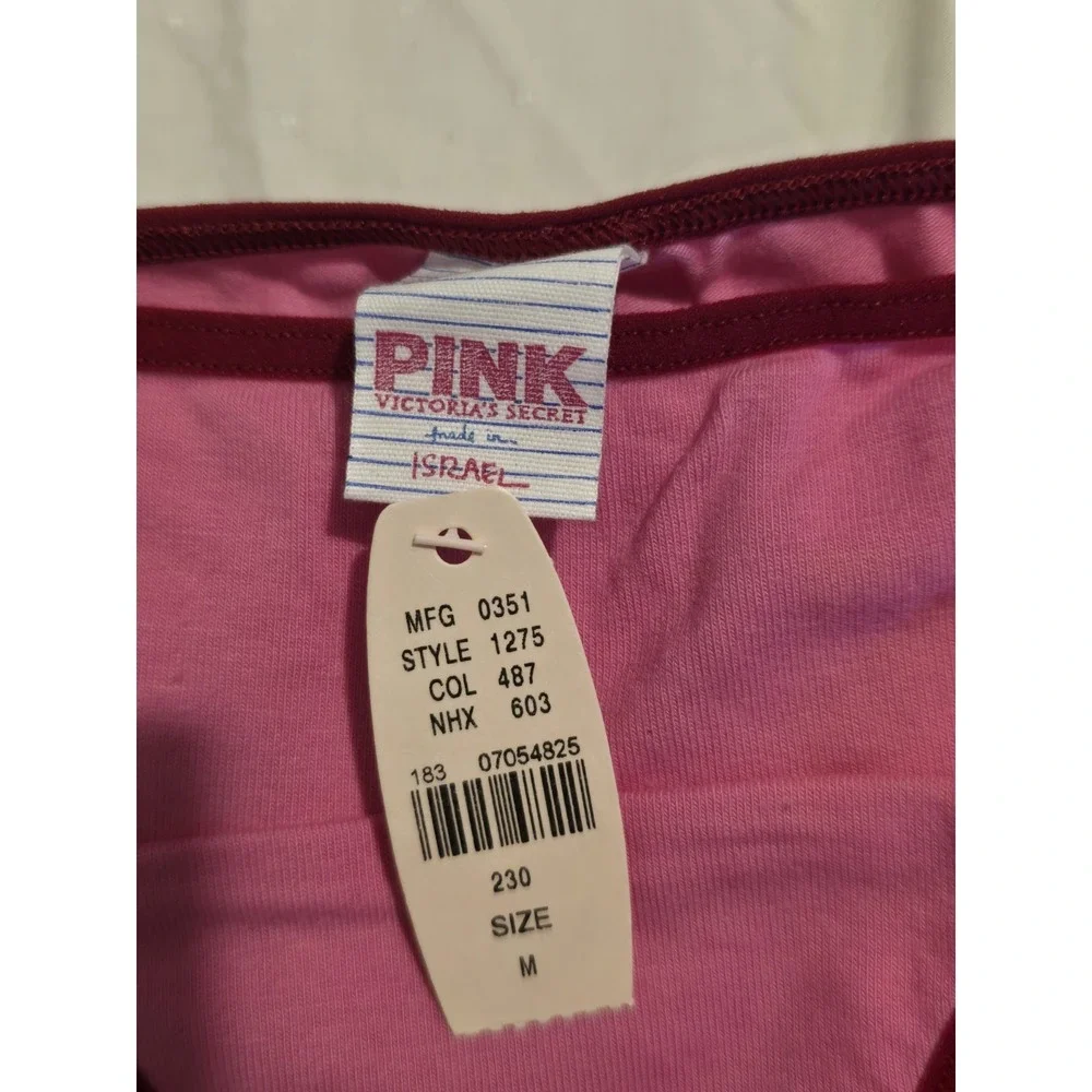 NWT,  Vintage Y2K Pink By Victoria's Secret Bikini Cut  2006 Size M In The Color